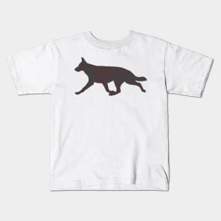 Red Skeleton Doggo - Halloween Design Kids T-Shirt